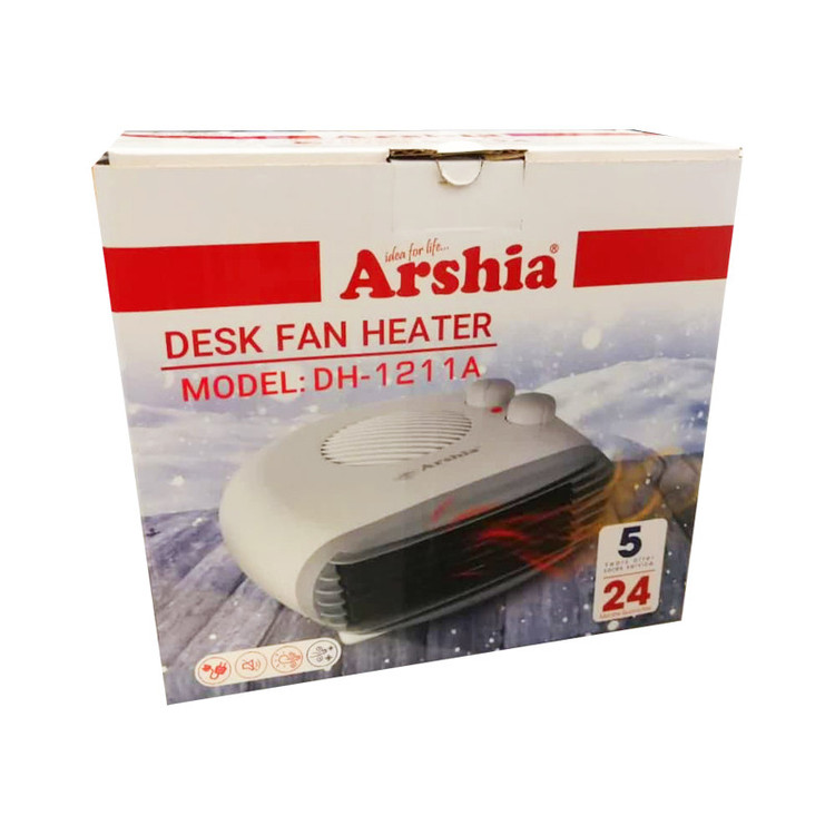 بخاری فن دار رومیزی ارشیا مدل DH 1211 A