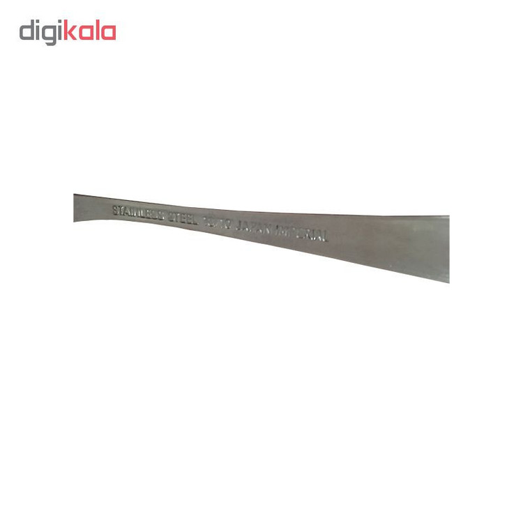 سرویس 12 پارچه قاشق و چنگال طرح گل میخک کد 1349