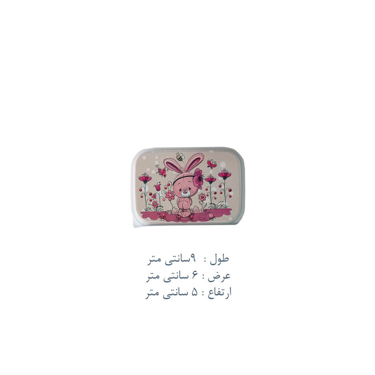 ظرف نگهدارنده غذای کودک مدل خرگوش کد PK-H332 بسته 4 عددی