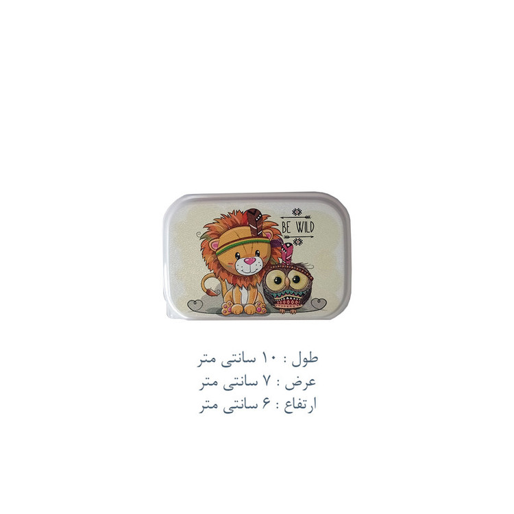 ظرف نگهدارنده غذای کودک مدل جغد کد PK-H336 بسته 4 عددی