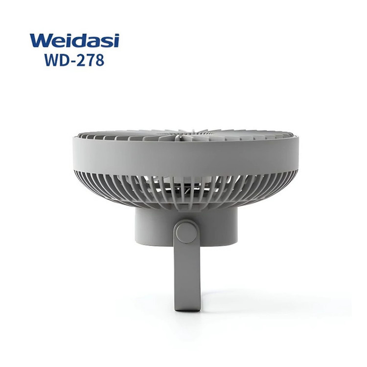 پنکه شارژی ویداسی مدل WD-278 ظرفیت 2400 میلی آمپر ساعت
