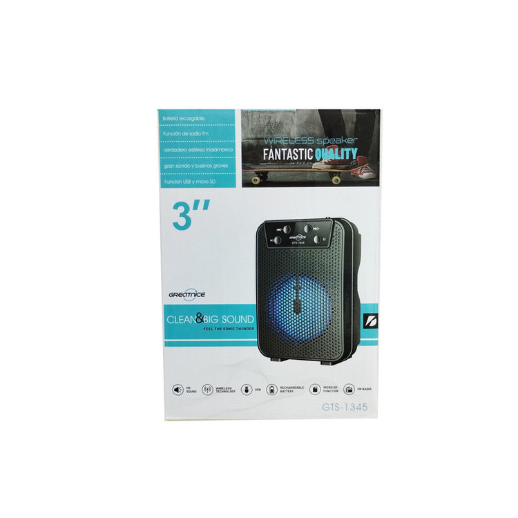 اسپیکر بلوتوثی قابل حمل گریت نایس مدل GTS-1345