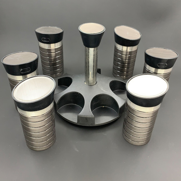 ست جای ادویه 7 پارچه بازن مدل STL کد SHR-156