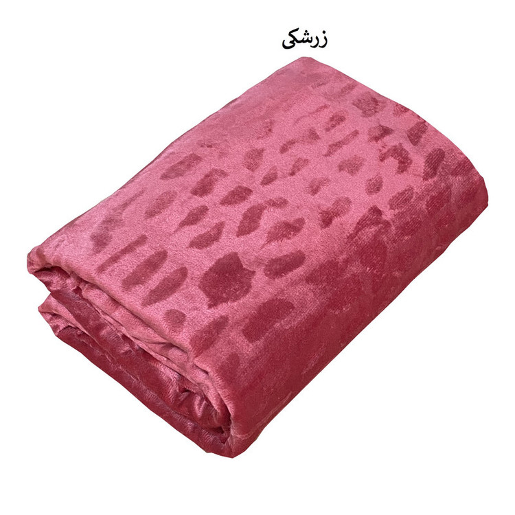 پتو مسافرتی 1 نفره شایسته مدل فایپکو اسکارلت مخمل سنگی سایز 155x200 سانتیمتر