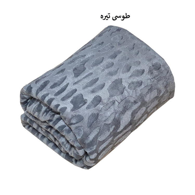 پتو مسافرتی 1 نفره شایسته مدل فایپکو اسکارلت مخمل سنگی سایز 155x200 سانتیمتر