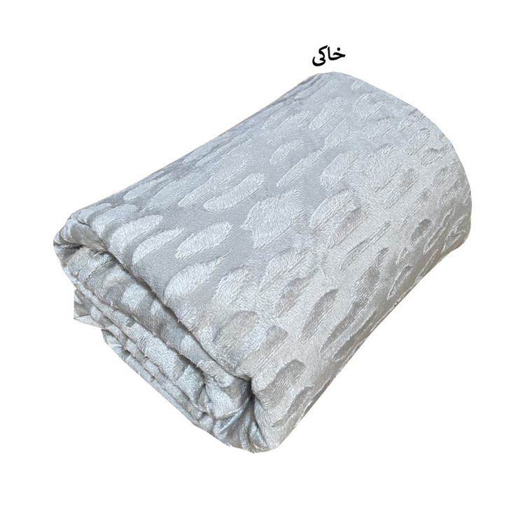 پتو مسافرتی 1 نفره شایسته مدل فایپکو اسکارلت مخمل سنگی سایز 155x200 سانتیمتر
