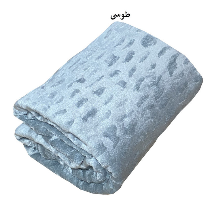 پتو مسافرتی 1 نفره شایسته مدل فایپکو اسکارلت مخمل سنگی سایز 155x200 سانتیمتر