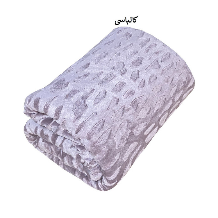پتو مسافرتی 1 نفره شایسته مدل فایپکو اسکارلت مخمل سنگی سایز 155x200 سانتیمتر