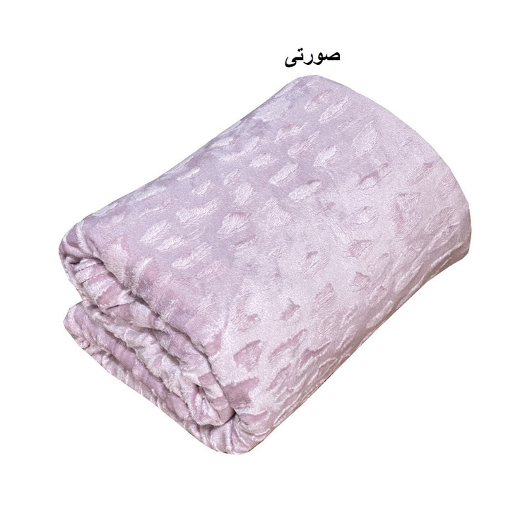 پتو مسافرتی 1 نفره شایسته مدل فایپکو اسکارلت مخمل سنگی سایز 155x200 سانتیمتر