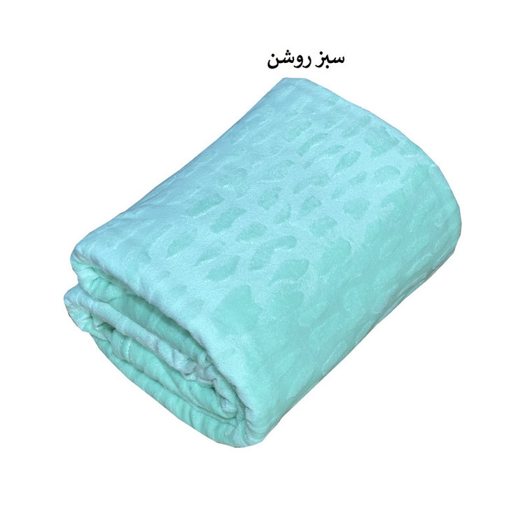 پتو مسافرتی 1 نفره شایسته مدل فایپکو اسکارلت مخمل سنگی سایز 155x200 سانتیمتر