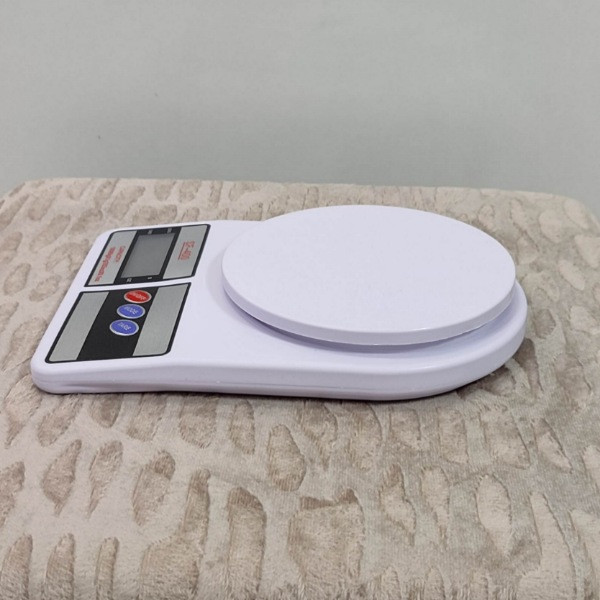 ترازو آشپزخانه دیجیتال مدل New Electronic SF 400 حداکثر ظرفیت قابل اندازهگیری 10 کیلوگرم با دقت اندازهگیری 1 گرم